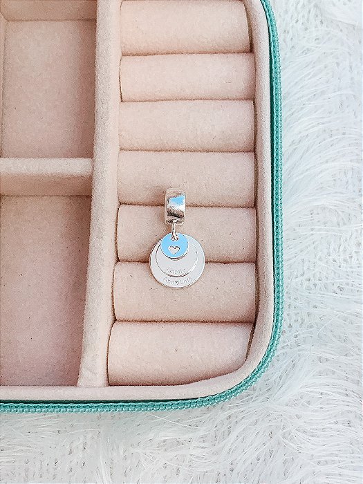 Berloque de Prata Personalizado 3 Medalhas