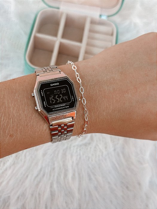 Pulseira de Prata Elo Oval