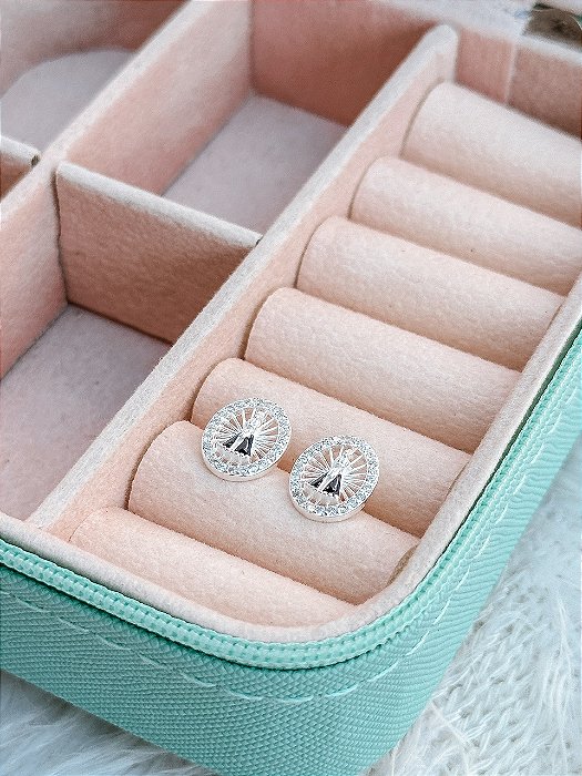 Brinco de Prata Mandala Nsa Senhora