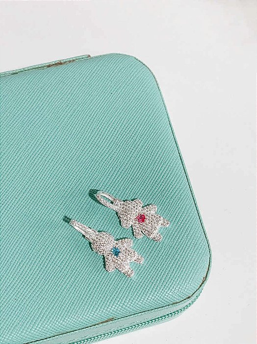 Pingente de Prata Maxi Menino Azul