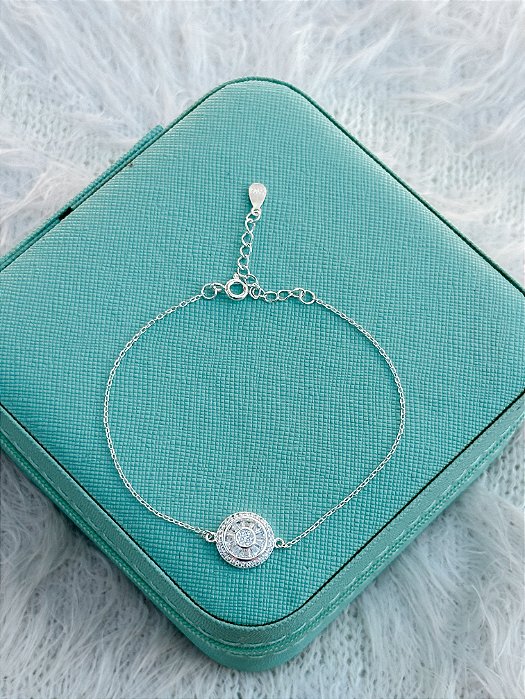 Pulseira de Prata Pizza
