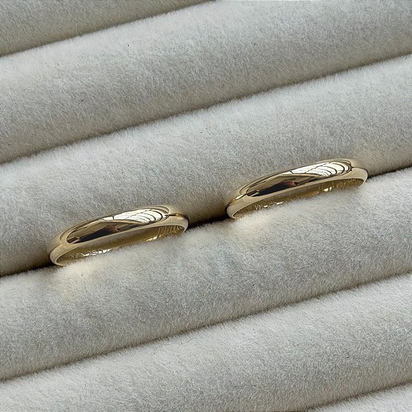 Aliança de Casamento Ouro 10k Versailles