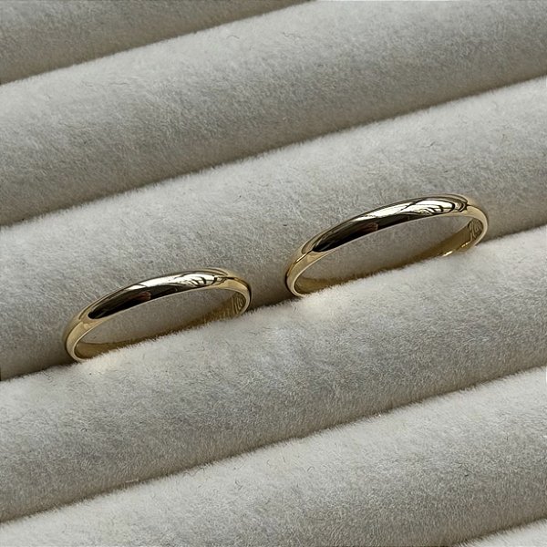 Aliança de Casamento Ouro 18k Yuma