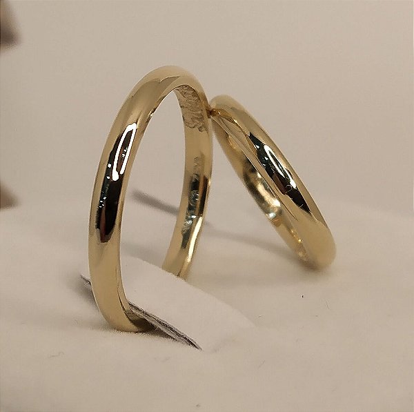 Aliança de Casamento Ouro 18k Holanda