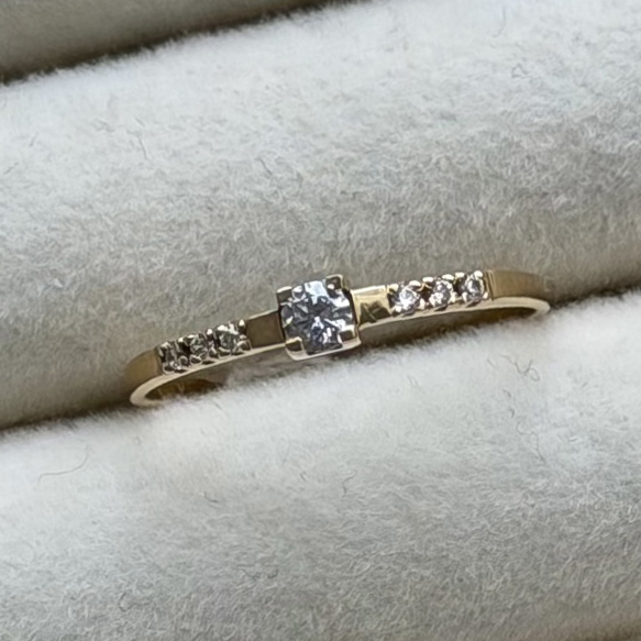 Anel de Noivado Ouro 18k Las Vegas