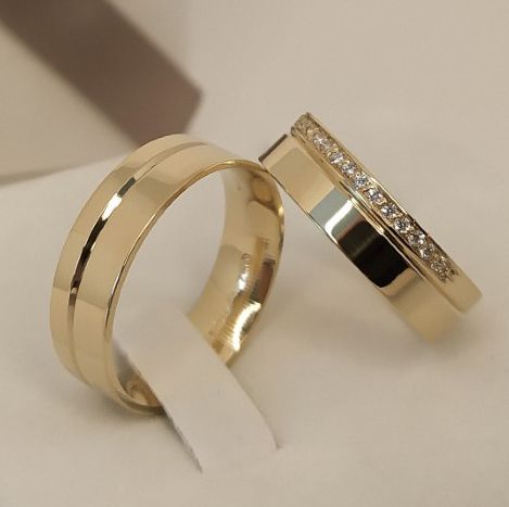 Aliança de Casamento Ouro 18k Finlândia