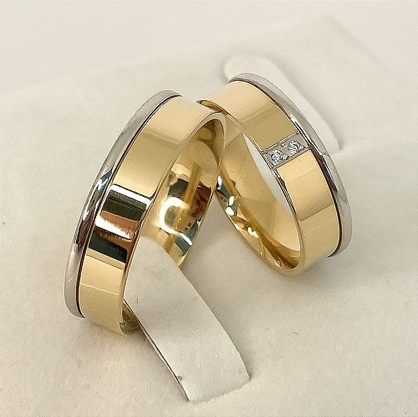 Aliança de Casamento Ouro 18k Espanha