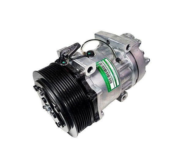 Compressor Mod Sanden 7h15 24v 8pk Máquina Ônibus 10277W