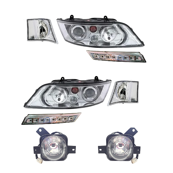 Kit Farol Busscar elegance Vissta Jum Buss El Buss com milha