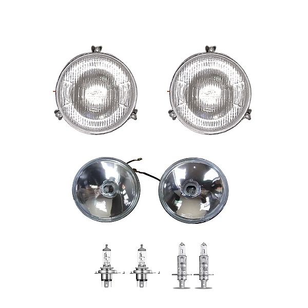 Kit Farol Mascarello urbano Gran Mini Gran Via Com lampadas