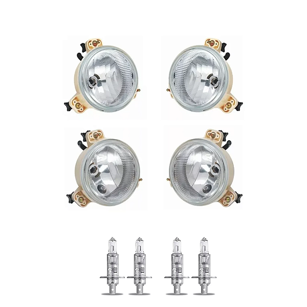 Kit Farol Onibus Volare Marcopolo Senior Torino com lampadas