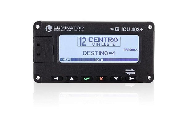 Unidade controle itinerario eletronico mobitec ICU403 USB