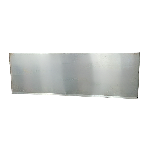 Chapa aluminio lateral externa comil 253,5x87CM Com dobras.