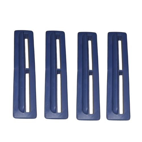 Kit 4 Difusor painel saida ar Ônibus Comil Campione Aberta Azul