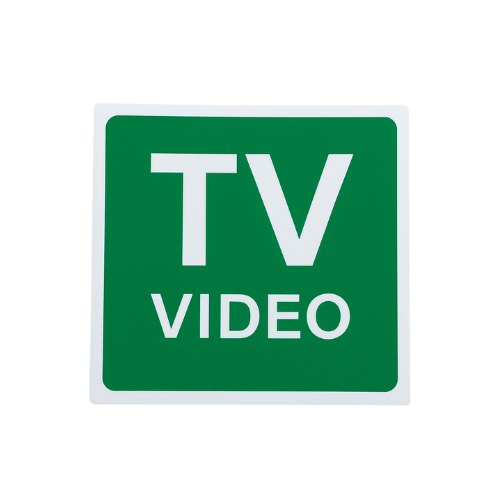 Adesivo Externo TV Radio Ônibus Urbano Rodoviario Escolar Verde