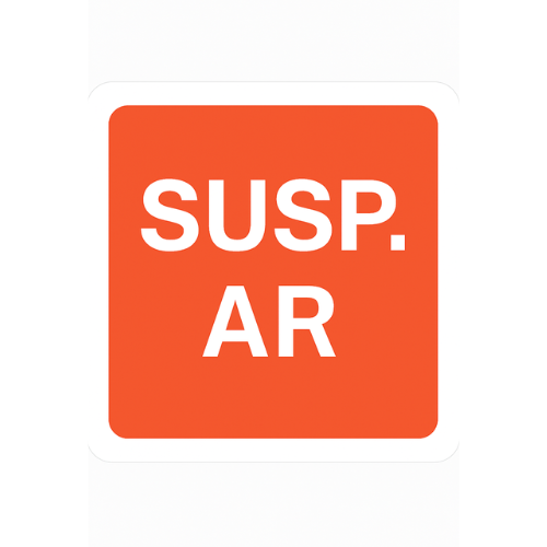 Adesivo Externo Suspensão AR Ônibus Urbano Rodoviario Escolar Alaranjado