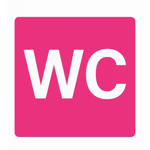 Adesivo Externo WC Ônibus Urbano Rodoviario Escolar Lilas