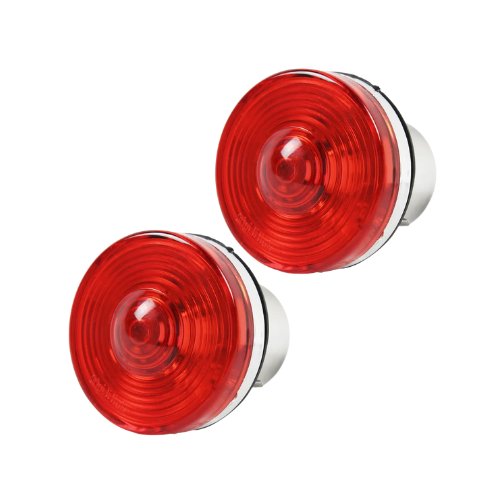 2 Lanterna Traseira Para Ônibus Busscar Caio Comil 70mm Vm