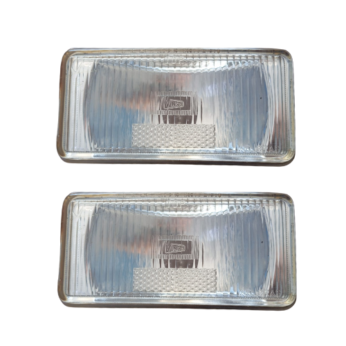 Par Bloco Ótico Farol Milha retangular 15X7CM Carello Santana 91/97