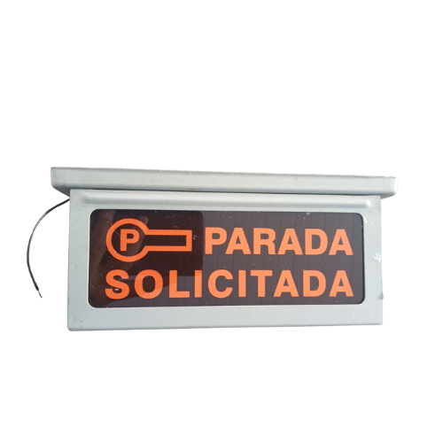 Indicador luminoso parada solicitada ônibus Urbano circular dene/danval 24Volts