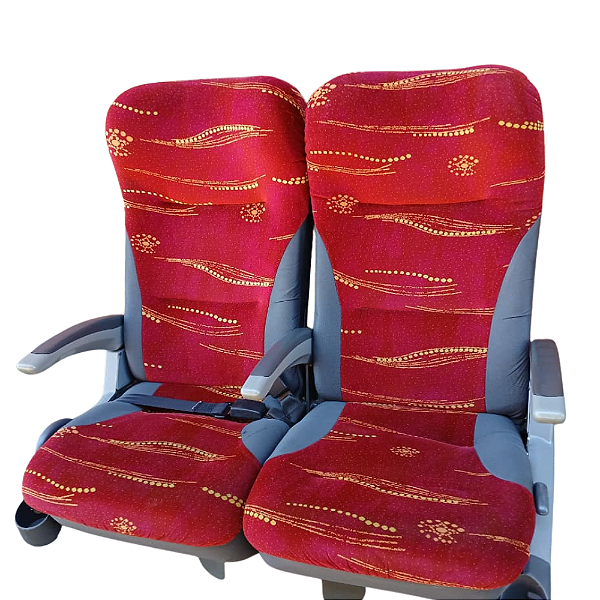 Poltrona dupla reclinavel Onibus marcopolo Convencional
