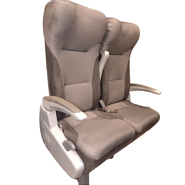 Poltrona banco duplo reclinavel micro onibus volare