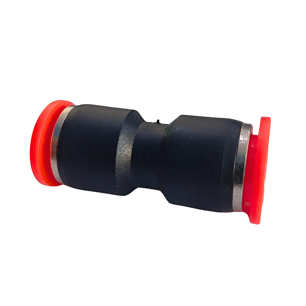 União Emenda Reta Pu 12mm Pneumática Engate Rápido Bel air