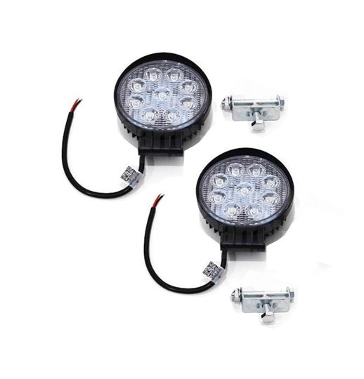 Par Farol auxiliar led milha Ø11,3CM Bi-volt Todos montadores ônibus micro onibus urbanos rodoviario