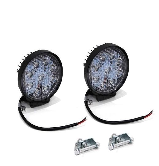 Par Farol auxiliar led milha Ø11,3CM Bi-volt Todos montadores ônibus micro onibus urbanos rodoviario