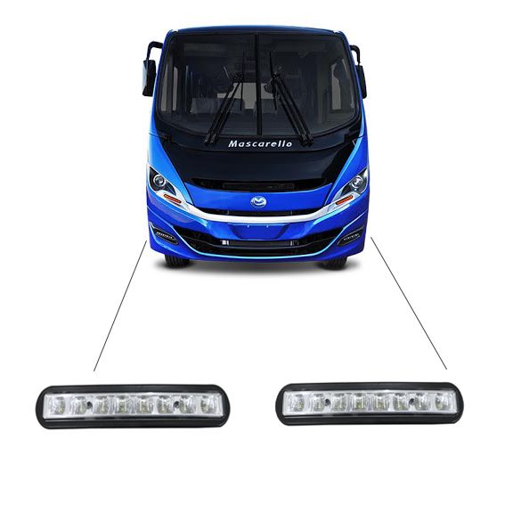 Farol Led DRL luz Mascarello gran micro s2 s4 24V 195402
