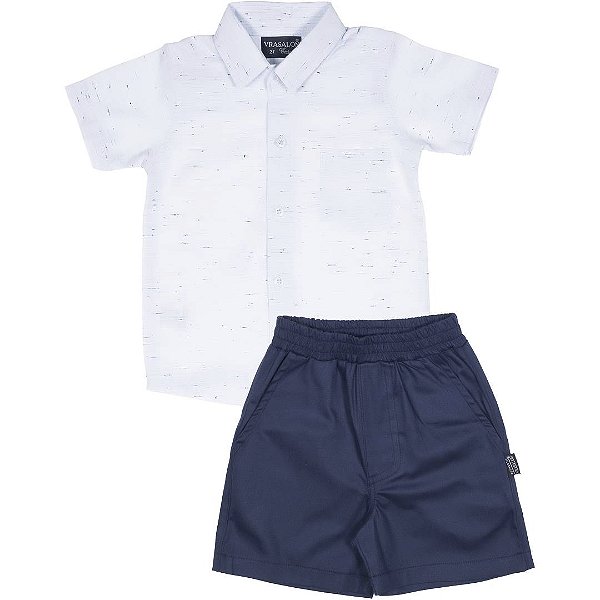 CONJUNTO INFANTIL MENINO FLAMÊ AZUL