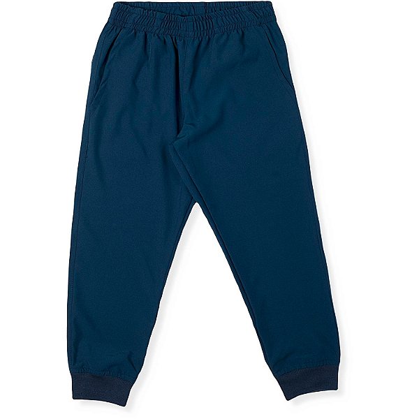 CALÇA INFANTIL MENINO ESCOLAR MICROFIBRA STRETCH MARINHO