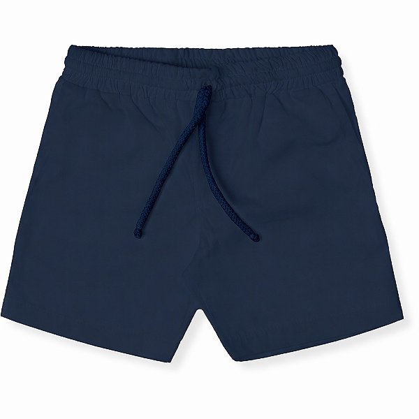 Bermuda infantil menino básica sarja marinho