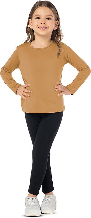 BLUSA TÉRMICA INFANTIL UNISSEX BEGE