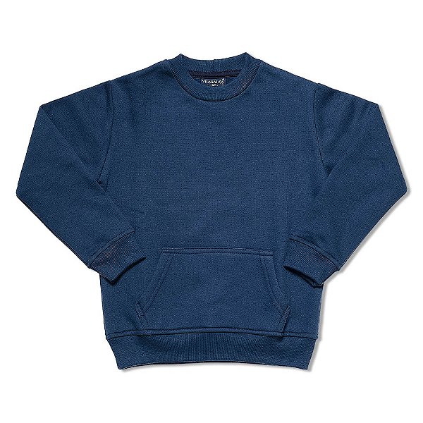 Moletom Infantil Flanelado Fechado Unissex