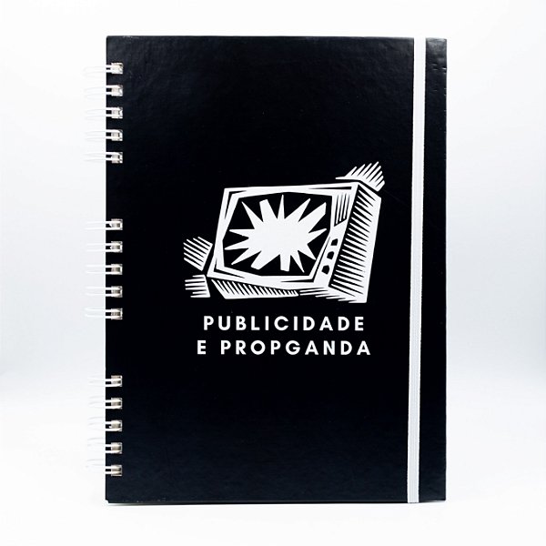 Caderno Universitário - Capa Preta Profissão Publicidade e Propaganda