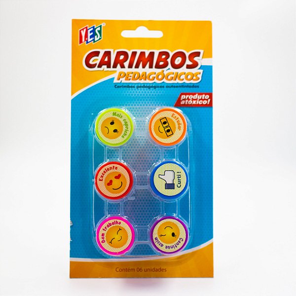 Carimbo Auto entintado - Pedagógico Cb064-2 - Yes