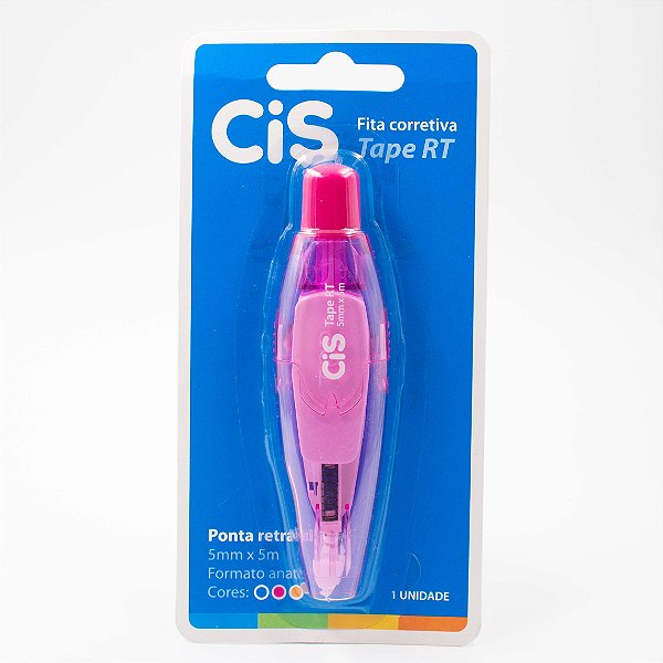 Fita Corretiva Cis Tape RT Rosa