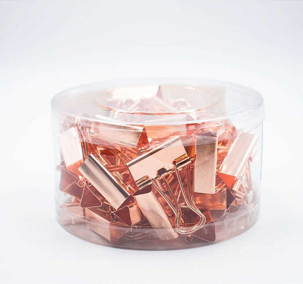 Binder Clips RoseGold 32mm  c/24pcs BN310