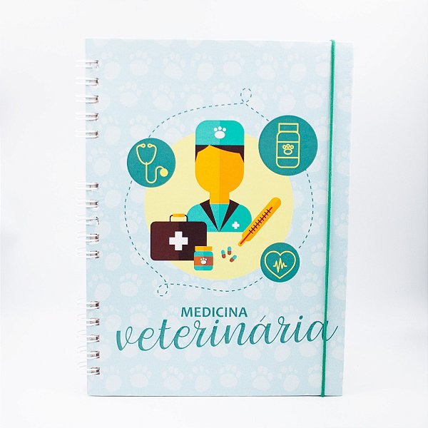 Caderno Universitário Espiral - Profissão Medicina Veterinária