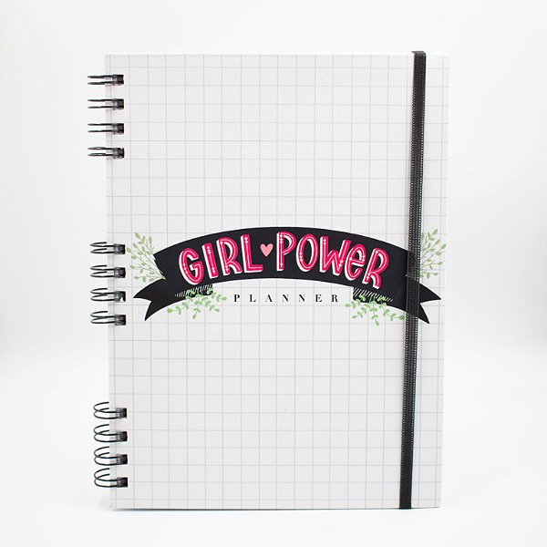 Agenda Permanente Planner  -  Collab Girl Power Capa Branca (03)