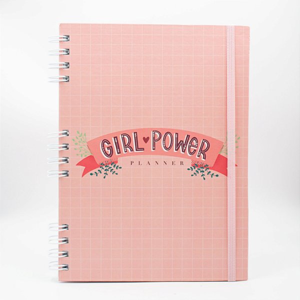 Agenda Permanente Planner  -  Collab Girl Power Capa Rosa (04)