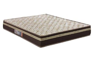 COLCHAO HELLEN PRO CONFORT D33 CASAL 138X188X23 BORDADO MARROM