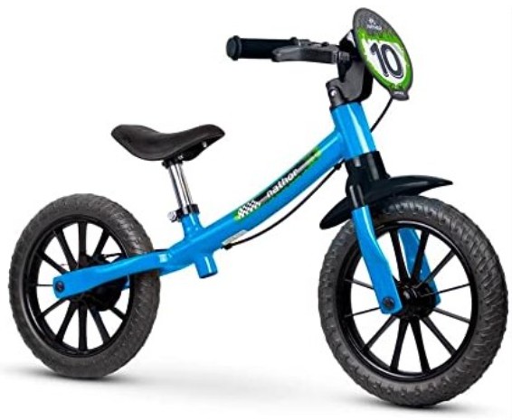 BICICLETA NATHOR BALANCE MASC S/ PEDAL AZUL