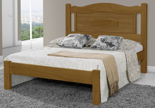CAMA SANTILIO 010 CASAL - 1,38 x 1,88 - IMBUIA