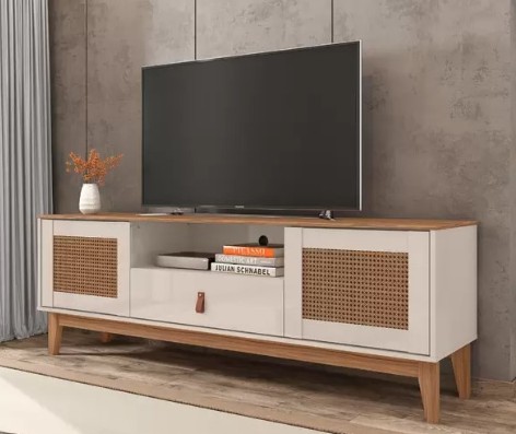RACK CASA D ESMERALDA - 160 OFF WHITE/NOCE TR