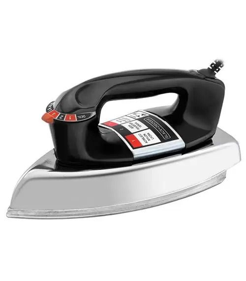 FERRO A SECO BLACK E DECKER  127V PRETO