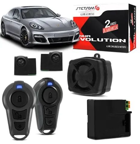 ALARME AUTOMOTIVO STETSOM EVX TOP COM BLOQUEIO ANTIFURTO