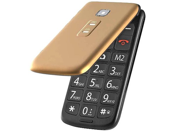CELULAR MULTILASER FLIP VITA DOURADO
