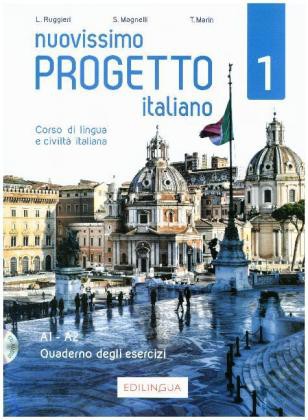 Nuovissimo Progetto Italiano 1 - Quaderno degli esercizi + QR Code - A1-A2